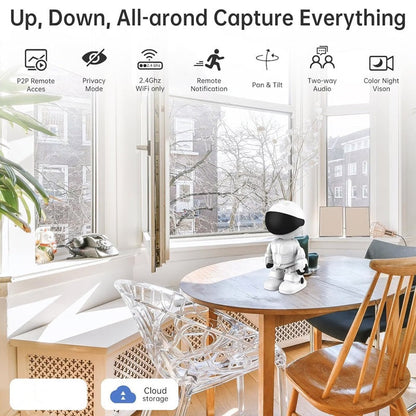 Wireless Indoor Motion Detection Robot Camera - 🛬Limited-Time FREE SHIPPING offer🔥