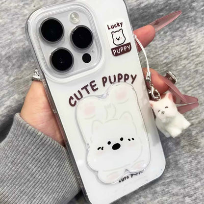 Adorable Dog Pattern Slim Protective Phone Case