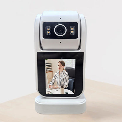 Home Security Camera with Speaker & Screen - ✈️ Order now enjoy free delivery ✈️