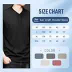 💥Limited time 50% off🎉Men's Half Zip V-Neck Casual Henley Shirt