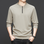 💥Limited time 50% off🎉Men's Half Zip V-Neck Casual Henley Shirt