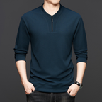 💥Limited time 50% off🎉Men's Half Zip V-Neck Casual Henley Shirt
