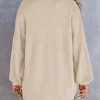 🔥 50% off ✨ 2025 New Women's Oversized Solid Waffle Knit Shirt Jacket