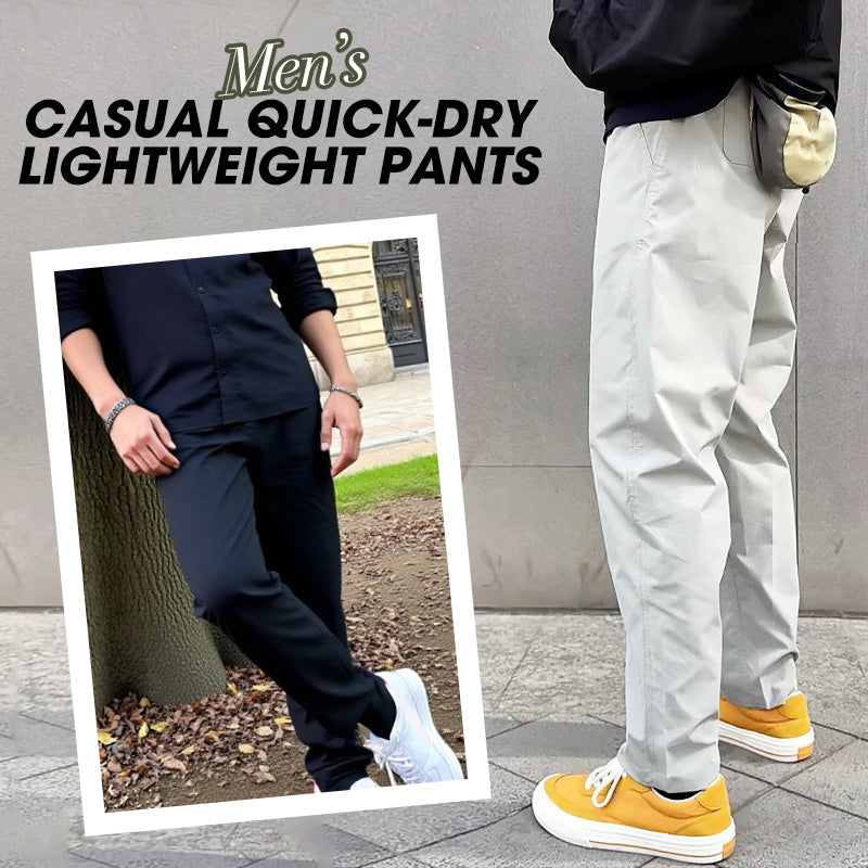 Men’s Casual Quick-Dry Lightweight Pants